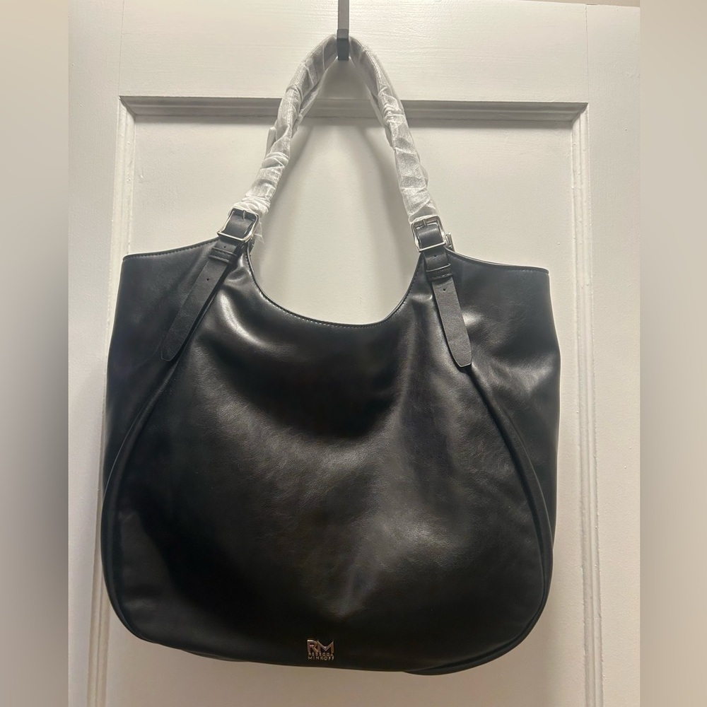 Rebecca Minkoff Black Buttery Leather Shoulder Bag